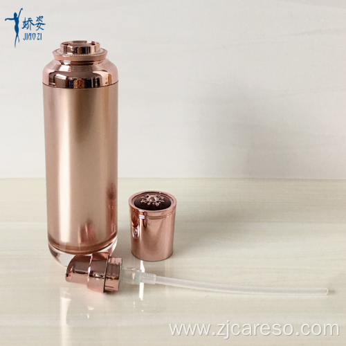 2018 Luxury Rose Gold Acrylic Cosmetic Bottles